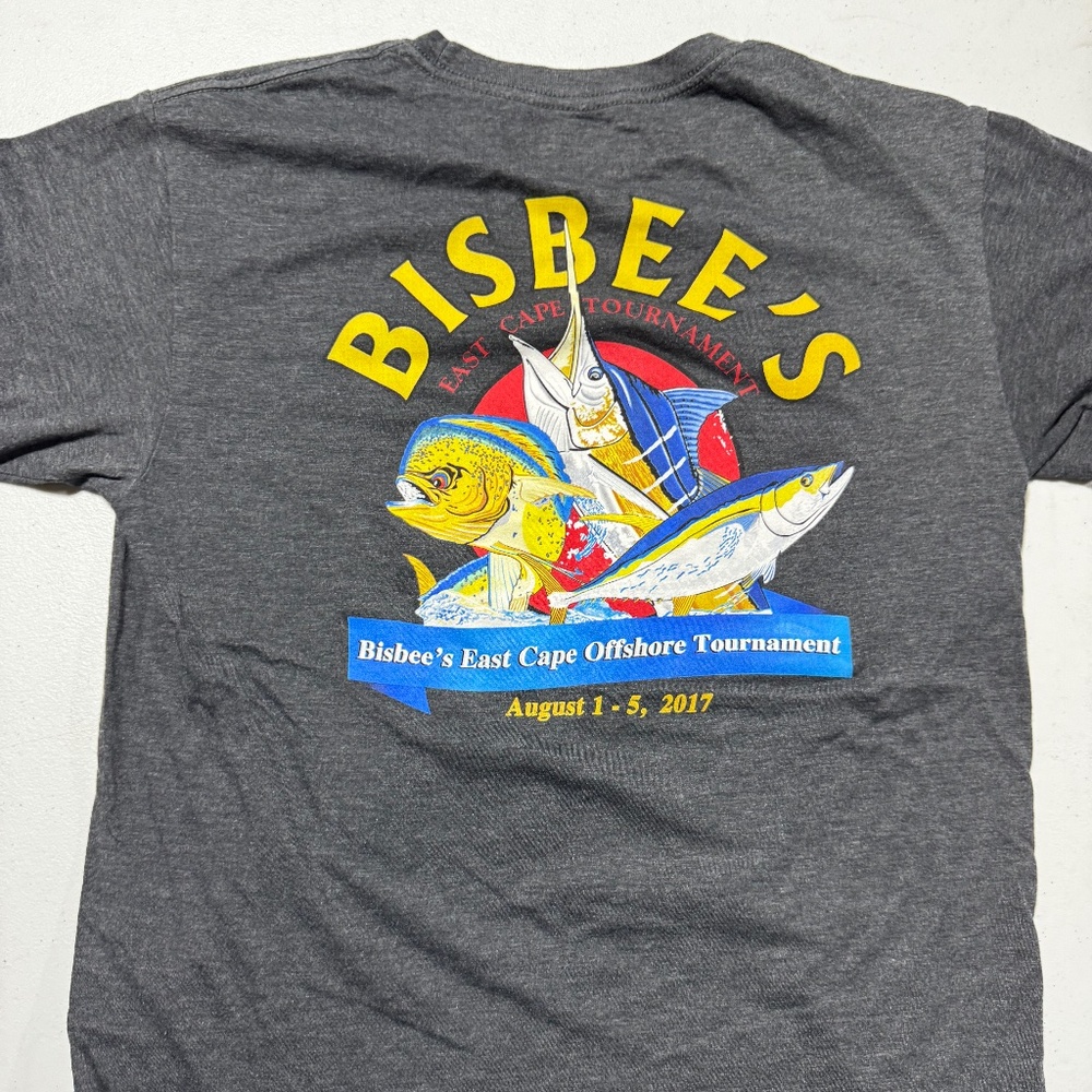 Pelagic Bisbee's East Cape offshore tournament graphic t-shirt 2017